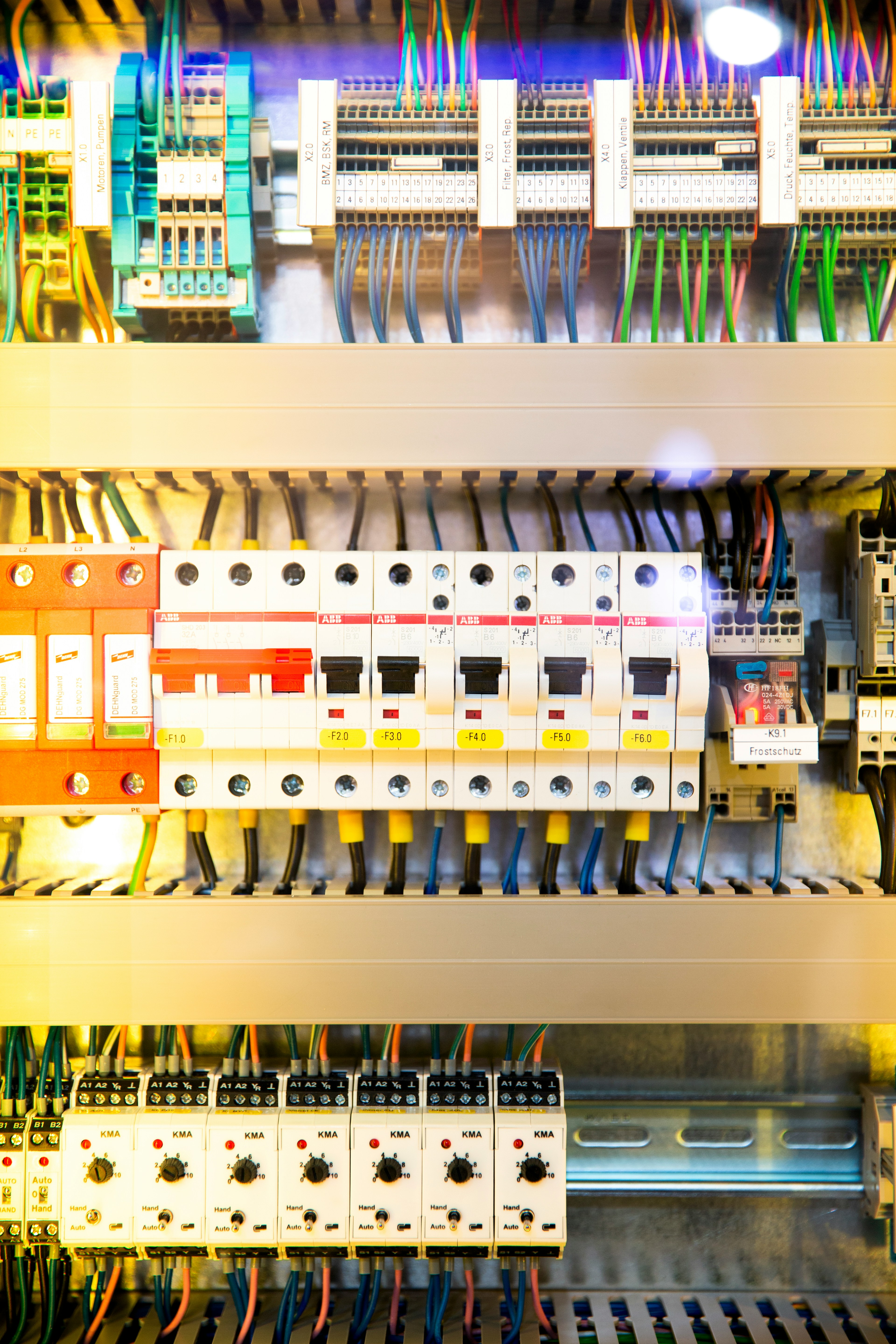 Atonix engineers executing an electrical installation project