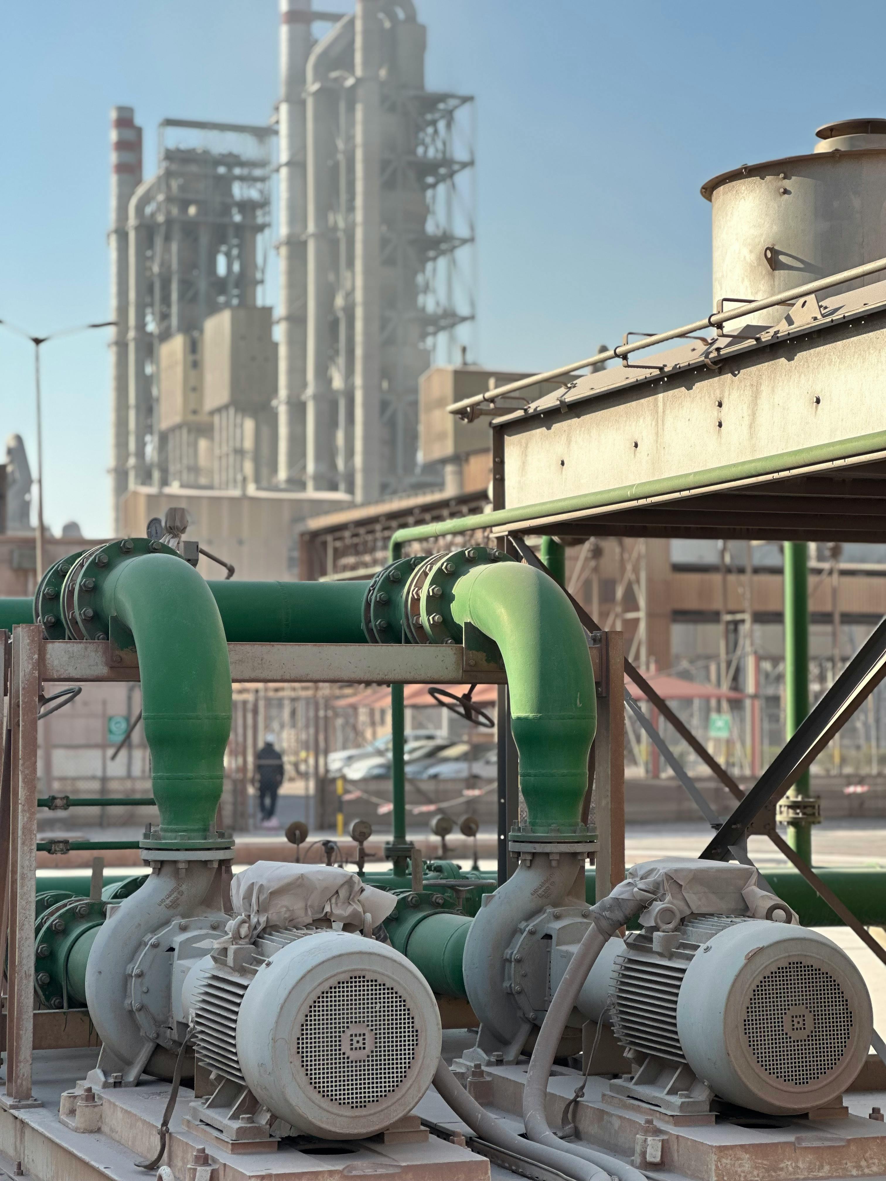 Industrial motor installation